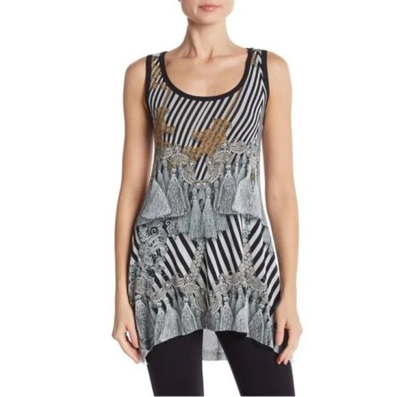 PETIT POIS BY VIVIANA G Scoop Neck Tank Top - Picture 1 of 6